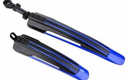 A-szcxtop(TM) Coco Digital Bike Bicycle Cycling Front Rear Mud Guard Mudguard Tire Fender-Blue