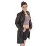 LADIES BLACK 3/4 LEATHER JACKET and#39;CHURUNand39;