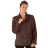 LADIES LEATHER BLAZER and#39;50Hand39;