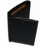 A W Rust TRIFOLD LEATHER WALLET by ASHWOOD `1265`