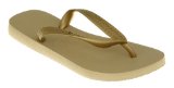 Havaianas Top Metalic Flip Flop Gold Sun - 4-5 Uk