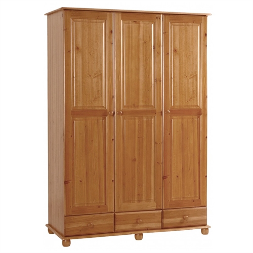 3 Door 3 Drawer Wardrobe 1026.014