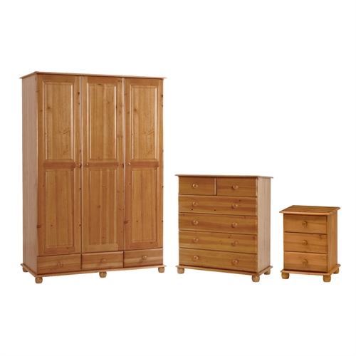 Triple Wardrobe Bedroom Set 1026.016