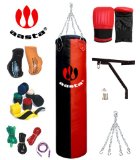 Aasta Punch Bag Set Red and Black