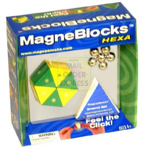 AB Gee Magneblocks Hexa Green Yellow