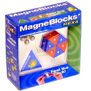 Magneblocks Hexa Red Blue