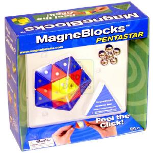 Magneblocks Pentastar Red Blue