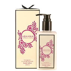 Abahna Frangipani and Orange Blossom Body Lotion 250ml