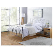 King Chrome Bed Frame & Airsprung Memory