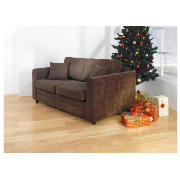 Regular Fabric Sofa Bed, Chocolate