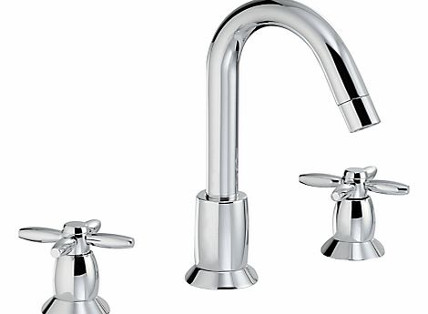 Opulence Deck Mounted 3TH Basin Mixer Tap