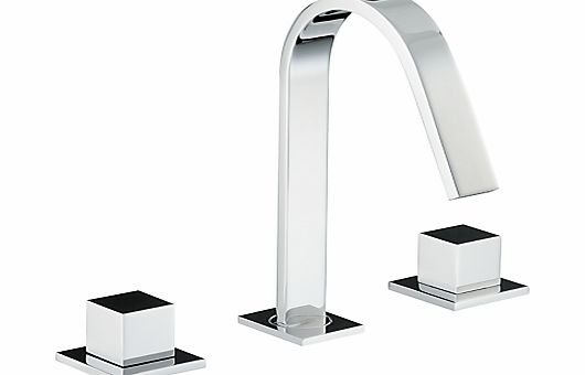 Abode Zeal Deck Mounted 3 Hole Basin Mixer Tap