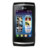 AccessoryWorld Shop4accessories Black Silicone Skin Tough Rubber Case for the LG GC900 VIEWTY II 2 SMART