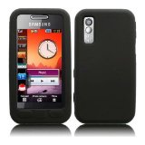 AccessoryWorld Shop4accessories Black Silicone Skin Tough Rubber Case for the Samsung S5230 Tocco Lite