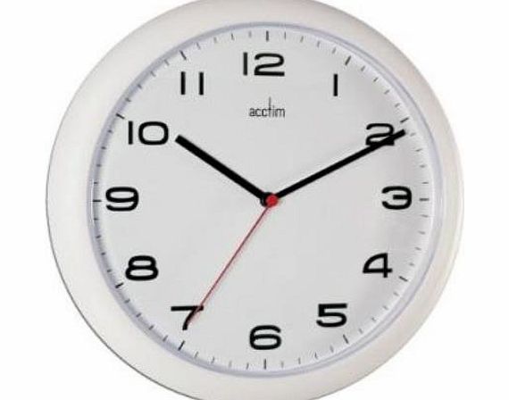 Acctim 92/ 301 Aylesbury Wall Clock, White