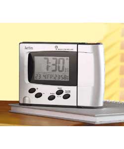 Acctim Azure Radio Controlled Blue Projection Alarm Clock