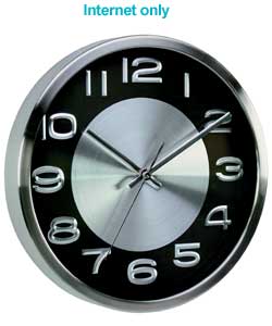 acctim Contemporary Metal Wall Clock