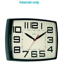 Acctim Daphne Black Wall Clock