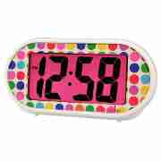 Acctim Polka Dot Alarm Clock