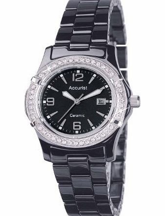 Accurist Ladies Ceramic Bracelet Watch LB1650B