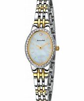 Accurist Ladies Pearl Two Tone Bracelet Watch