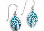 Blue Pattern Earrings