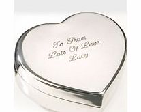 Personalised Heart Trinket Box