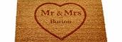 ACE Personalised Wedding Doormat