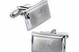 Stainless Steel Rectangle Football Crest Cufflinks