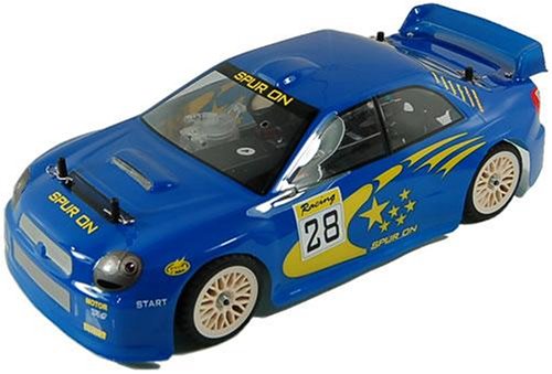 Acme Blue Subaru Radio Control ACME 4WD 1:10 Scale Cyclone PRO Nitro Powered on Road Car