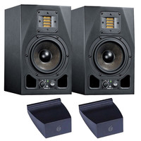 A5X Active Monitors and Adam Desktop Stands