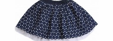 Adams Girls Navy Printed Skirt L1/D17