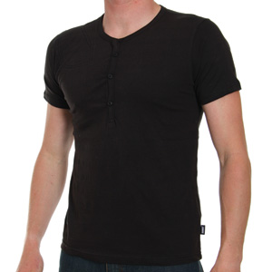 Grand Surplus Henley tee - Black