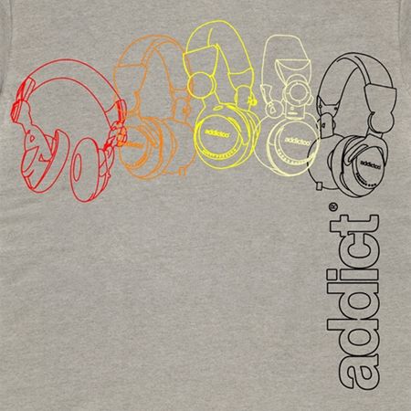 Headset Marl Grey Mens T-Shirt