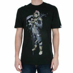 Mens Addict At-at Pilot Tee Black