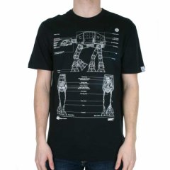 Mens Addict At-at Tee Black