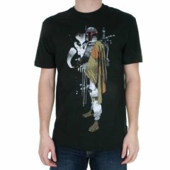 Mens Addict Boba Fett Tee Black