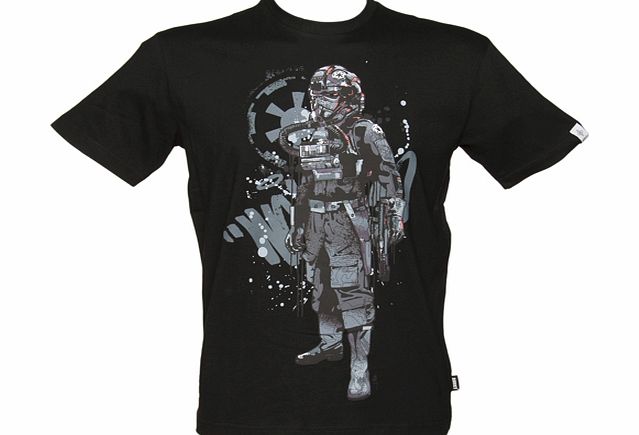 Mens Black Tie Fighter Pilot Star Wars