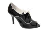 Unze High Fashion Shoes - L11521-Black-5.0