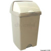 24Ltr Kitchen Bin With Roll Top Lid Latte