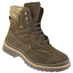 Adelchi Female ADEL1000 Leather Upper Textile Lining in Brown Nubuck, Tan Nubuck