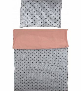 Adeline Affre Boat baby bed set - pink 70x140