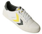 Adi Hummel Stadil Low White/Grey/Yellow Canvas