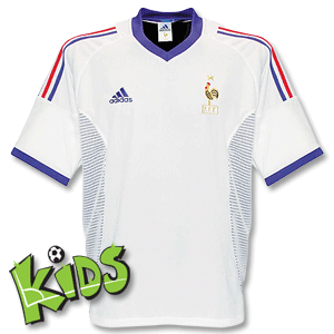 Adidas 02-03 France Away Shirt - boys