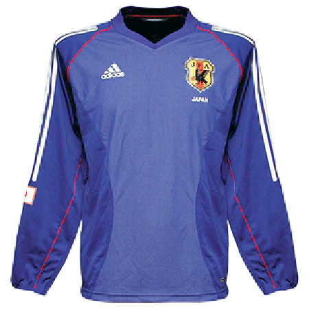 Adidas 02-03 Japan Home L/S shirt - authentic version