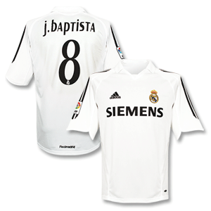 Adidas 05-06 Real Madrid Home shirt   No.8 Baptista