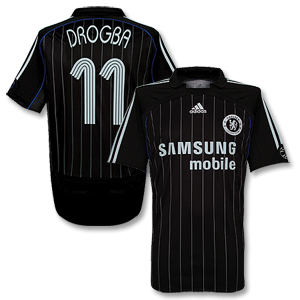 Adidas 06-07 Chelsea Euro Shirt   No.11 Drogba C/L Style