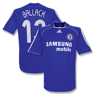 Adidas 06-08 Chelsea Home Shirt   Ballack 13 (C/L Style)