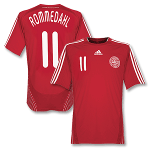 Adidas 07-09 Denmark Home Shirt   Rommedahl 11