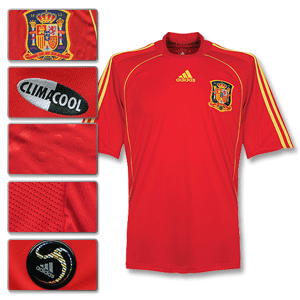 Adidas 07-09 Spain Home Shirt